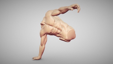 erkek gövde silâh 7 satın almak telif Bedava 3d model rumpelstiltskin vücut stl şekil vermek anatomi insansı baskı insanlar poz aksiyon eller gerçekçi 3d print model - Mito3D