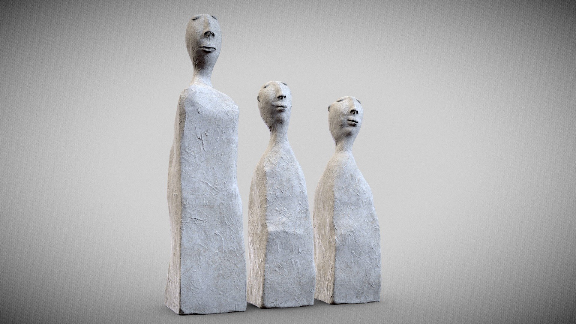 l'homme - sculpture en ciment modèle 3d destenl'art 146b305 3D print model - Mito3D