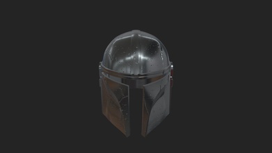 mandalorian damaged helmet 3d print model - seanguerrez ab84fc8 disney&rsquo s cosplay star wars consists 1 parts designed added your collection figures one most iconic characters sify film industry along all charachters best know its like boba fet jango very look 3d print model - Mito3D