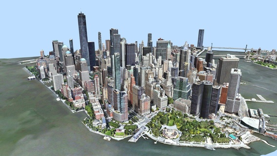 manhattan York ciudad Estados Unidos comprar realeza gratis 3d modelo libanciel alto rascacielos highrise building 3d print model - Mito3D