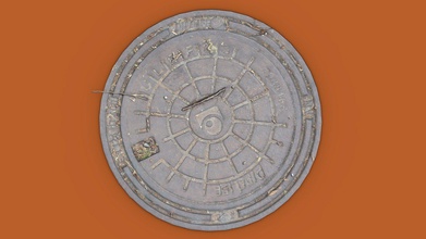 manhole cover - download free 3d model albn luvarv c35106a 3d print model - Mito3D