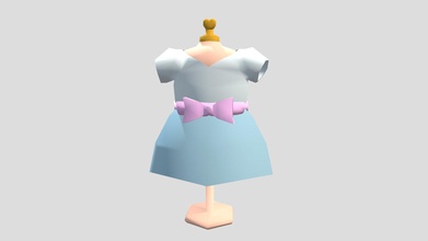 maniquí princesa vestido 3d modelo yozoh 336cfbf 3d print model - Mito3D