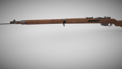 mannlicher pistola bayoneta 3d modelo castaña 2c789fa 3d print model - Mito3D