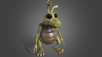 mantis bug character - 3d model jacob monger jacobmonger f0d1011 3d print model - Mito3D