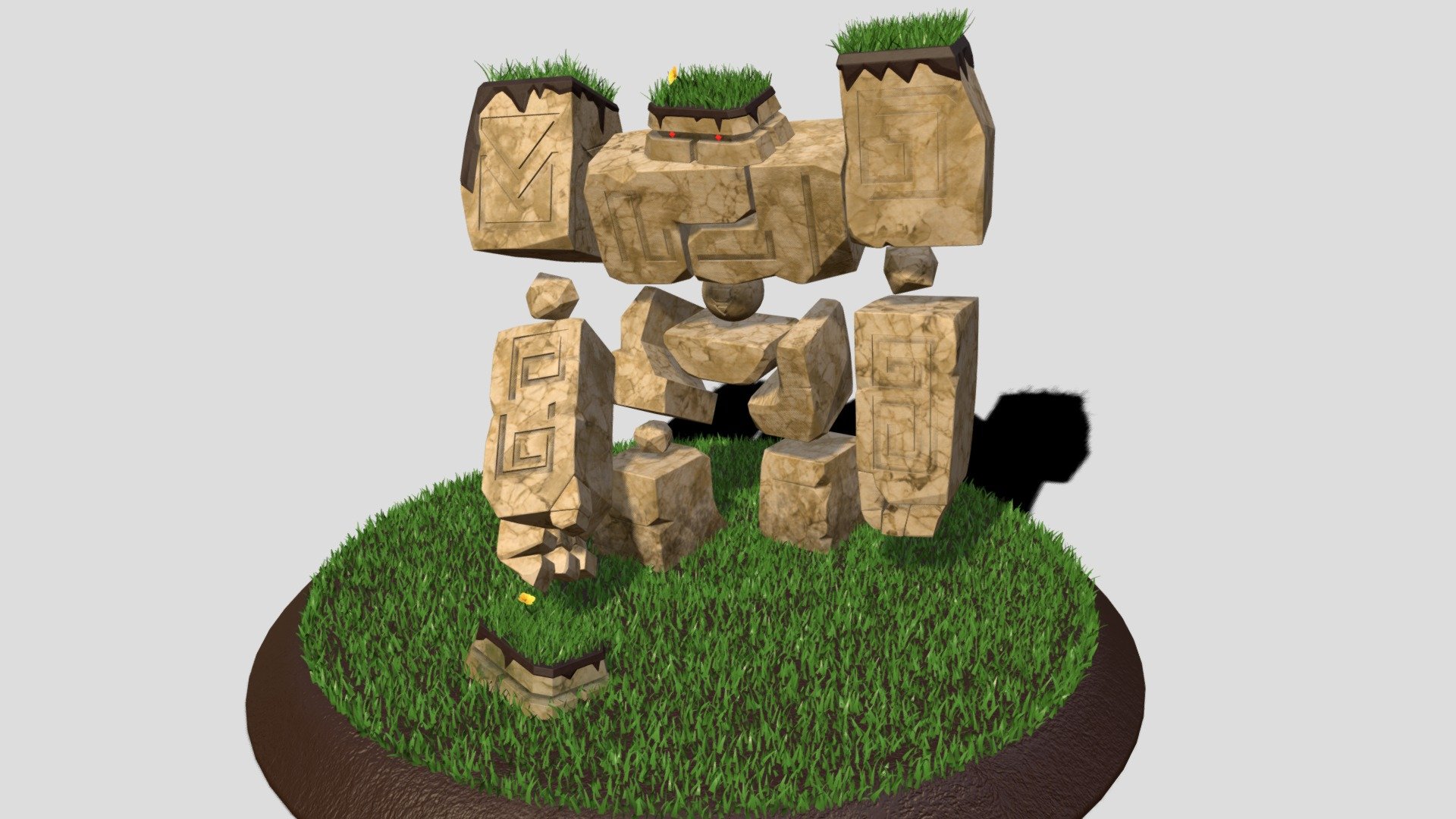 maple story golem -remastered- - 3d model lenners 2b385e6 3D print model - Mito3D