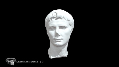 marmo testa augusto Britannico Museo 3d Stampa Scarica gratuito modello arqueomodel3d juanbrualla 58c0e8c 3d print model - Mito3D