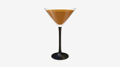 hq3dmod aivisastics f1f1cb3 martini bardak portakal suyu satın royalty free 3d model 3d print model - Mito3D