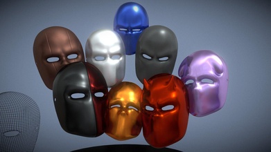 masque collection masques acheter royalties libre 3d modèle ninjajd 8260ccb 3d print model - Mito3D