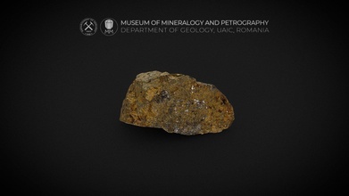 massif chalcopyrite sudbury Canada 3d modèle musée minéralogie pétrographie uaic mineralogypetrographymuseum b80c4c9 3d print model - Mito3D