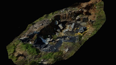 mastodon pit gray fossil site tn - download free 3d model east tennessee museum natural history etmnh 2c8fe8c paleontologists excavated large complete 2015 through 2019 surrounded boulders often required explosives remove there also four other mastodons surrounding animal less well preserved photogrammetry processed agisoft metashape april 2020 3d print model - Mito3D