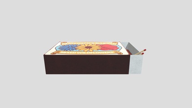 scatola di fiammiferi - scarica gratis 3d modello aurelkillers1 1ac1180 2k low poly 3d print model - Mito3D