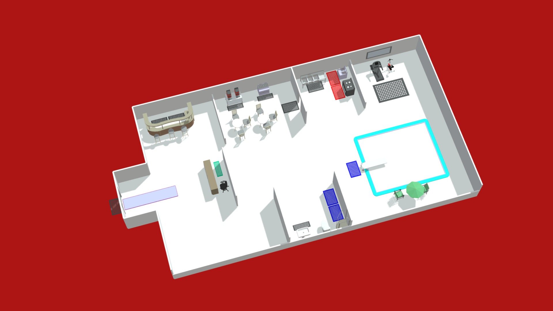 matguys mat guida 2020 - modello 3d syedkazim e3330ce la mappa mostra luogo stuoia tipico edificio commerciale 3D print model - Mito3D