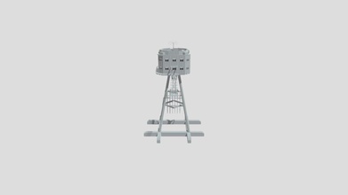 maunsell sea ford - redsands g1 tower 3d model jbennet 5f69b99 3d print model - Mito3D