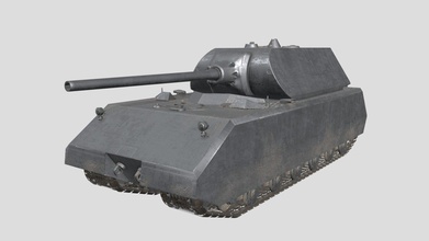 maus tank game-ready rigged low-poly - buy royalty free 3d model paltarasch eb7527c 3d print model - Mito3D