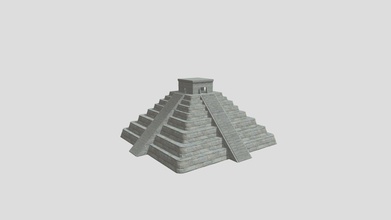 mayan temple - buy royalty free 3d model ed+ edplus 75e1e42 3d print model - Mito3D