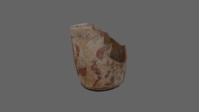 mayan vessel anthropomorphic monkey - download free 3d model beth fischer blf1 e4f1846 3d print model - Mito3D