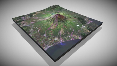 mayon volcano natural park philippines - download free 3d model jacksimmons 7329318 3d print model - Mito3D