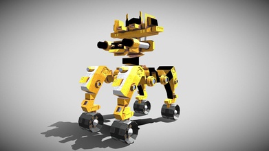 mech-Roboter-animation - kaufen royalty free 3d Modell agarkova cg 089c731 mech-Roboter-animation, 3d-Spiel-Modell 3d print model - Mito3D