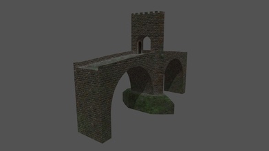 medievale ponte 3d modello alexallueva a416913 3d print model - Mito3D