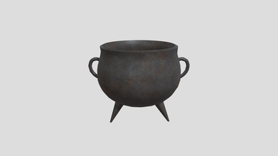 medieval cauldron - download free 3d model anyrpg 582d1b5 3d print model - Mito3D