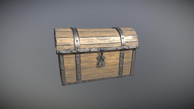 medieval chest - 3d model vir-7 0cf26ec 3d print model - Mito3D