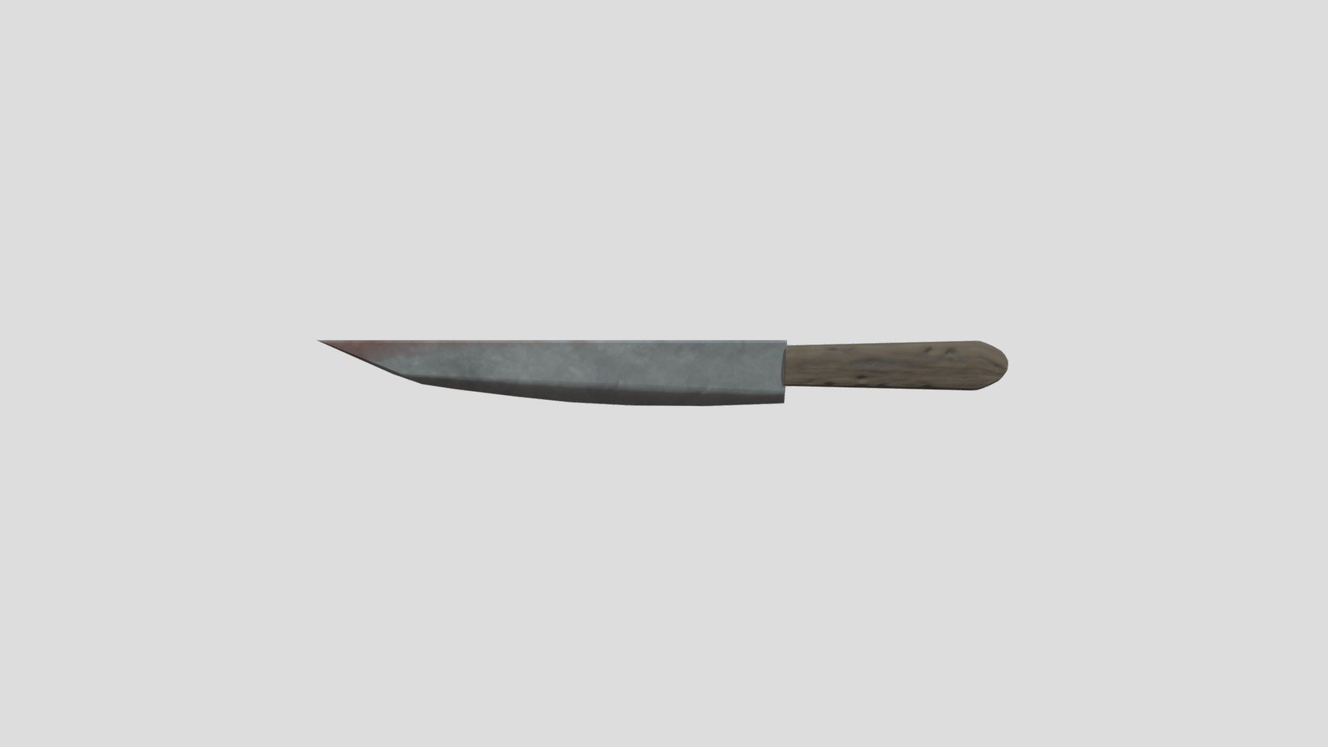 medieval eating knife poly - 3d model lewisbaker 843f8da 3D print model - Mito3D
