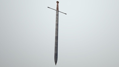 medieval handed sword - download free 3d model b4ttl3cr33d gundamboy555m2 aeef0ca 3d print model - Mito3D