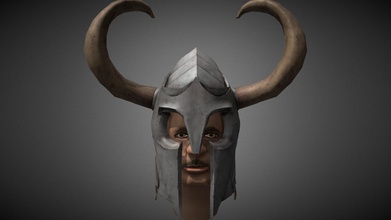 medieval helmet armor face - 3d model amal ks amalks12 abb3ef1 modeling texturing 3d print model - Mito3D