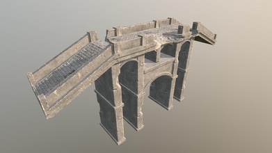 medieval stone bridge - buy royalty free 3d model jayson stauffer jaysonstauffer 6aa473d 3d print model - Mito3D