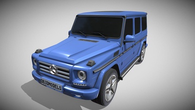 mercedes benz class blue - buy royalty free 3d model dragosburian 5677a1a 3d print model - Mito3D