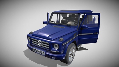 mercedes benz classe intérieur bleu acheter royalties libre 3d modèle dragosburian 36aa2f8 3d print model - Mito3D