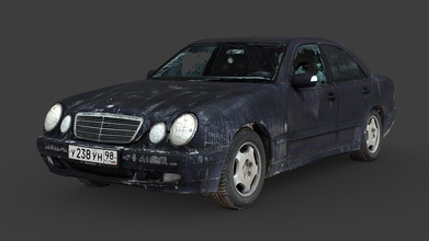 mercedes benz w210 raw scan - buy royalty free 3d model kanistra 743fe42 3d print model - Mito3D