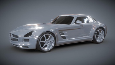 mercedes sls amg supercar 2011 acheter royalties libre 3d modèle koleos3d 0ce9824 3d print model - Mito3D