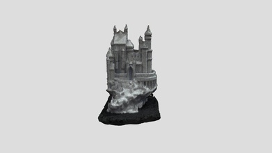 mesh model medieval castle - 3d visgraflab 3c0c2eb 99920 faces tridimensional mannually optmized part experiment using object printed photogrammetry 3d print model - Mito3D
