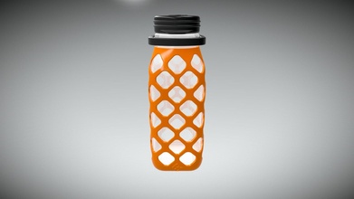 botella agua silicona 3d modelo botellas malla ef62adc 3d print model - Mito3D