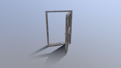 metal door animated - download free 3d model thunder thunderpwn 7b4ea41 worn can fit bunker abandon factory appreciate all likes 3d print model - Mito3D