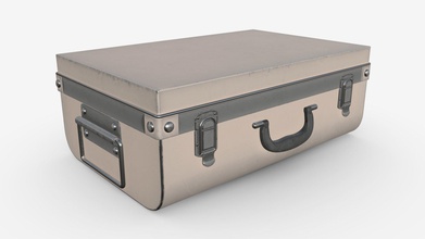 metallo valigia 02 - buy royalty-free modello 3d hq3dmod aivisastics c0cb341 3d print model - Mito3D