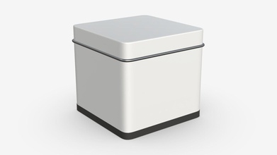 metal tin can square shape - buy royalty free 3d model hq3dmod aivisastics 820d7d4 3d print model - Mito3D