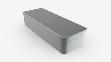scatola di metallo forma rettangolare - buy royalty-free modello 3d hq3dmod aivisastics 8aa946c 3d print model - Mito3D