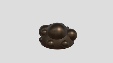 la métamorphose de chocolat - bulles téléchargement gratuit modèle 3d nessafrye bad8dda une partie gamme custom imprimé en chocolats inspirés terre s constante évolution 3d print model - Mito3D