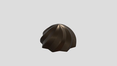 metamorphosis chocolate - wavy download free 3d model nessafrye f97447e part range custom printed chocolates inspired earth s ever-changing landscape 3d print model - Mito3D