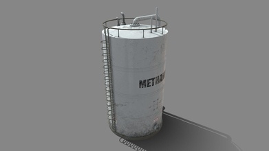 methanol industrial storage tank - buy royalty free 3d model magiccgistudios fc2a8ef created blender 279 280 textured substance painter 2 2k resolution basecolor metallic roughness & normal maps low poly tested eevee render engine nice asset your project detailed easily duplicate rack tanks fill out scene approximate real world scale applied 3 formats provided blend fbx obj + all textures thanks looking 3d print model - Mito3D