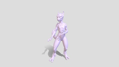 mewtwo - 3d model hanmonster f0507f6 another completely self indulgent pokemon reimagining redesign my favorite classic supermutant based variety design probably around 10-12 hours total though keeping poor track time since happened personal project 3d print model - Mito3D