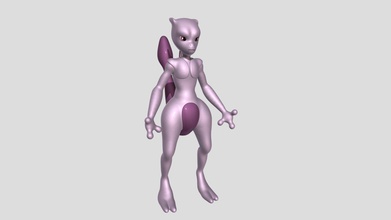 mewtwo - modello 3d yufen charles yufencharles 6f5cab0 qui&rsquo s quick scolpire theheh 3d print model - Mito3D