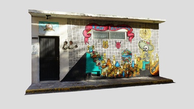 mexican graffiti wall photogrammetry scan - download free 3d model photogrammexico e62fd46 3d print model - Mito3D