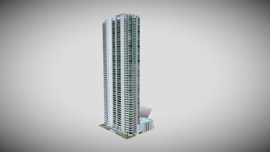 miami style condominium - download free 3d model aitortilla01 b3e1639 released cities skylines https steamcommunitycom sharedfiles filedetails id 2072401066 3d print model - Mito3D