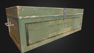 military box - download free 3d model cgamit786 9975444 face 990 vertex 953 lowploy militry 3d print model - Mito3D