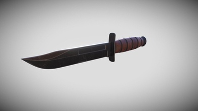 military knife - 3d model snakeeyes spaniardsnakeeyes 5c4e369 3d print model - Mito3D