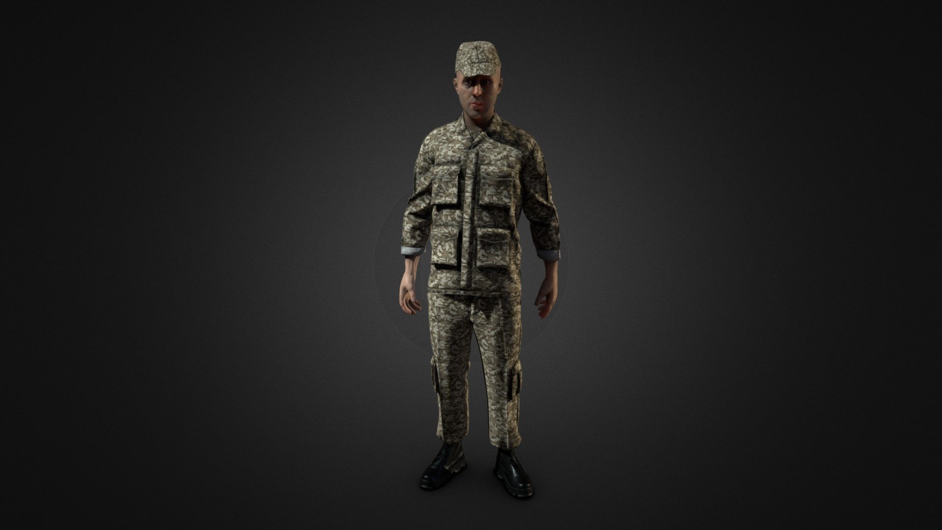 militare uniforme 3d modello mehdimirmk fe712a2 3D print model - Mito3D