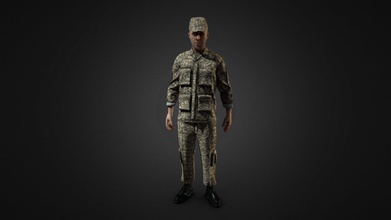 militare uniforme 3d modello mehdimirmk fe712a2 3d print model - Mito3D